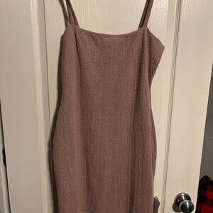 Dusty Pink Sweater Dress